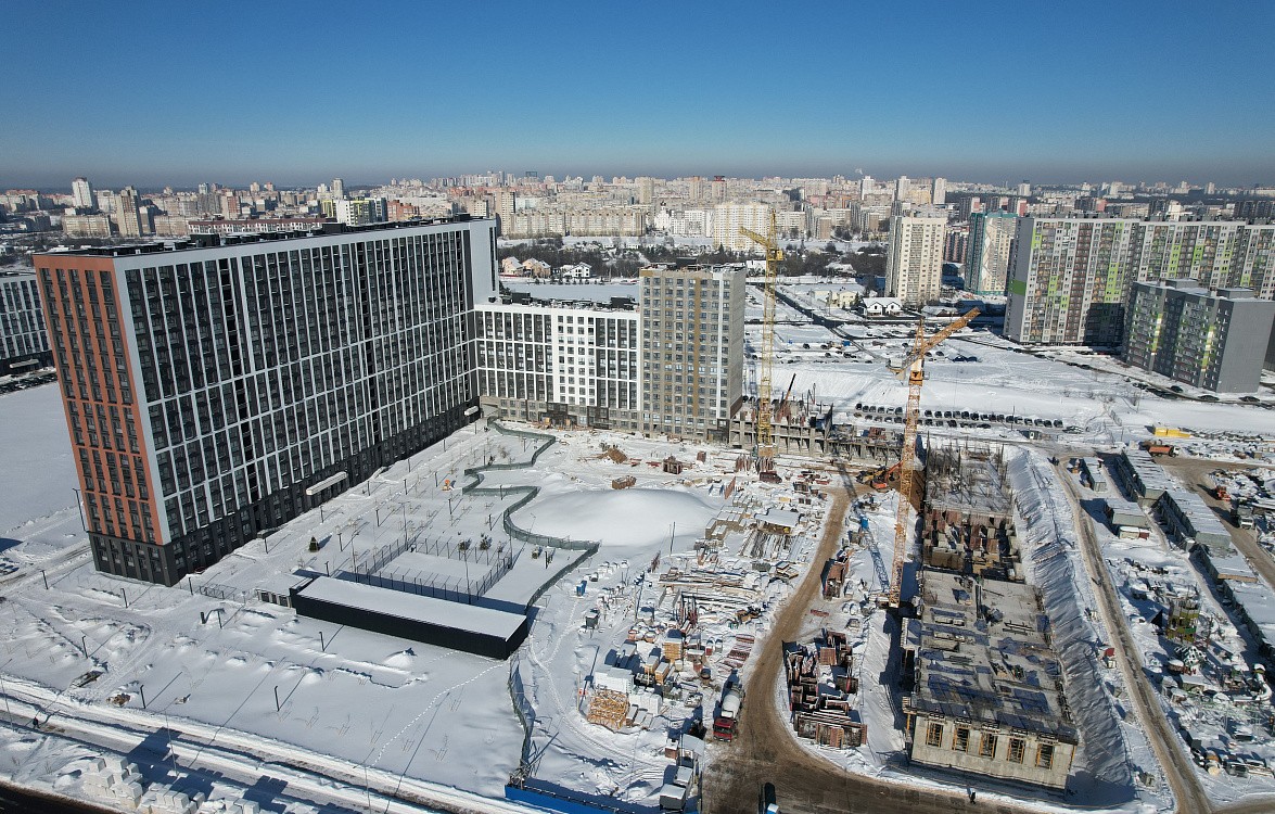 фото: Ход строительства 5, 6 и 7 дома. Февраль 2026 - 8