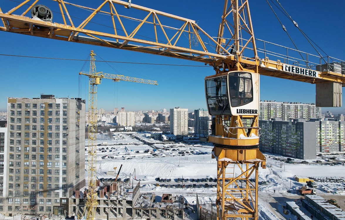 фото: Ход строительства 5, 6 и 7 дома. Февраль 2026