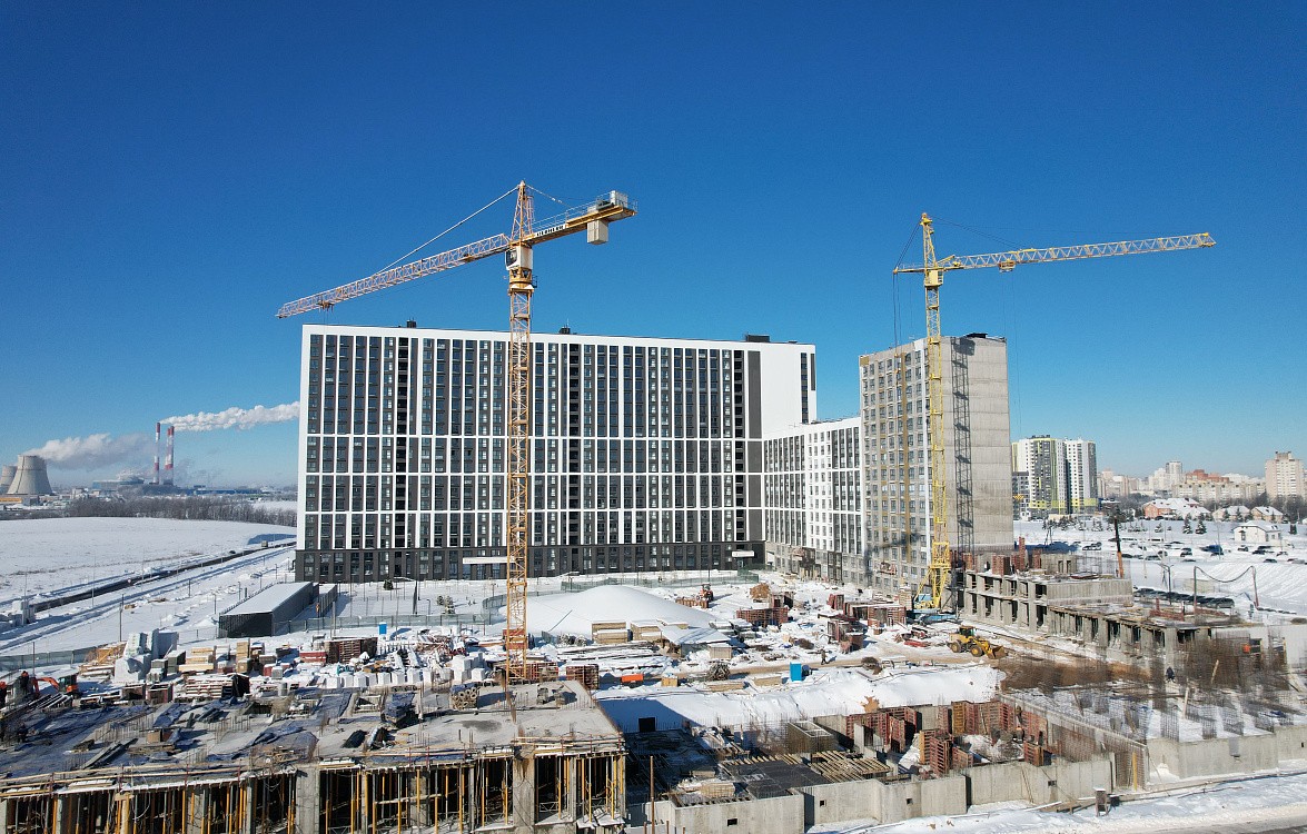 фото: Ход строительства 5, 6 и 7 дома. Февраль 2026 - 2