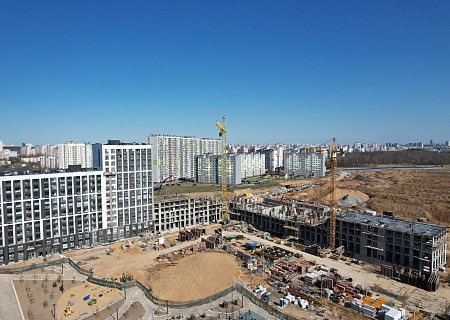 фото: Строительство 5, 6 и 7 дома Апрель 2026